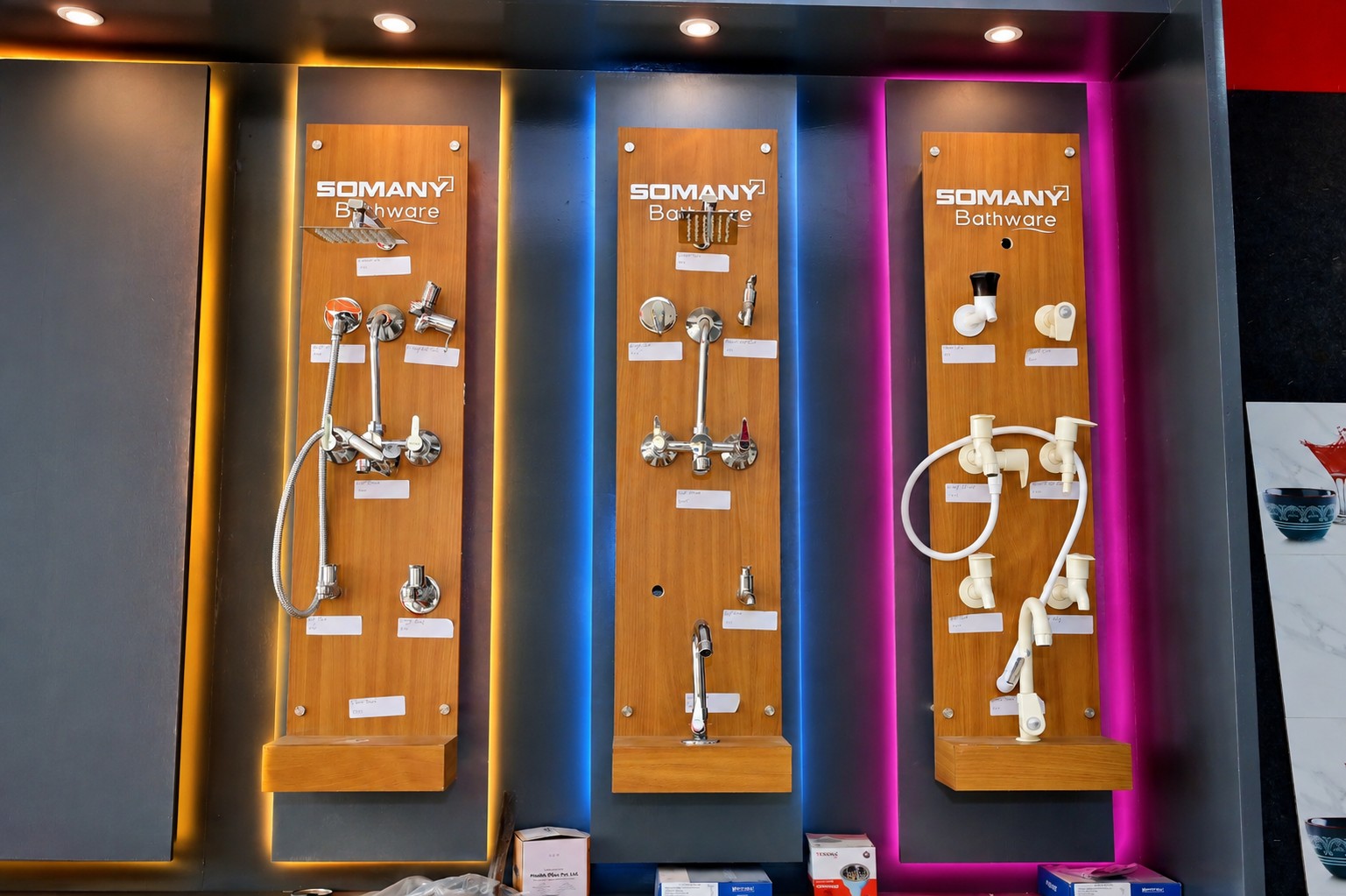 Tap and fitting display
